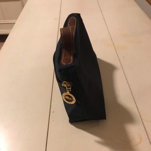 NEVER USED.Long champ make up case- Navy.